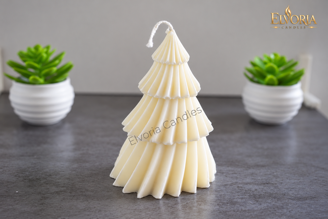 Weihnachtsbaumkerze | Handgefertigt